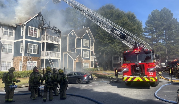 60 Residents Displaced After Fire Ravages Norcross Apartment Complex
