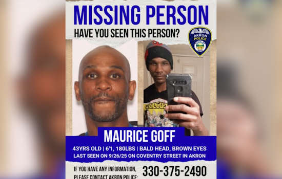 Akron Police Seek Public's Aid in Search for Missing Man Maurice Goff