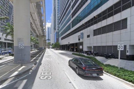 Amazon Delivery Truck Erupts in Flames Downtown, Miami Crews Quell Blaze with No Injuries Reported