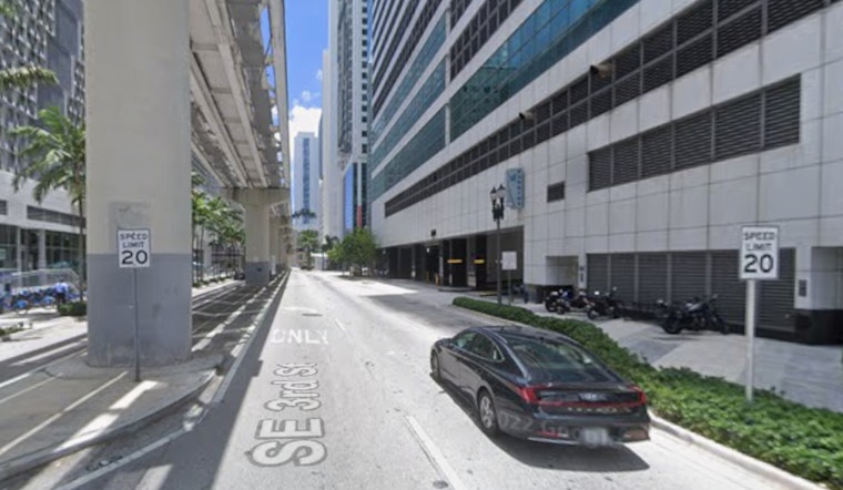 Amazon Delivery Truck Erupts in Flames Downtown, Miami Crews Quell Blaze with No Injuries Reported