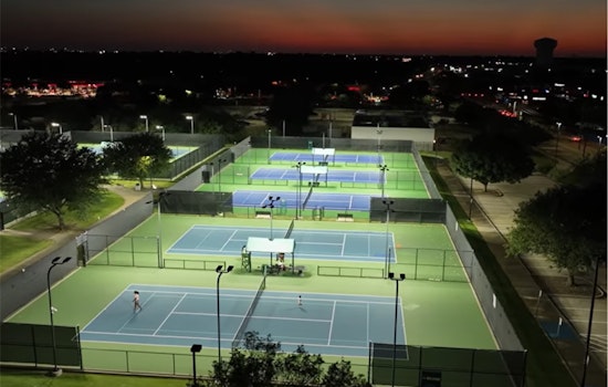 Arlington Tennis Center Uplights Game with Championship-Level Lighting Upgrade