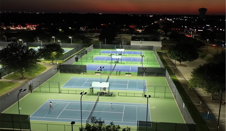 Arlington Tennis Center Uplights Game with Championship-Level Lighting Upgrade
