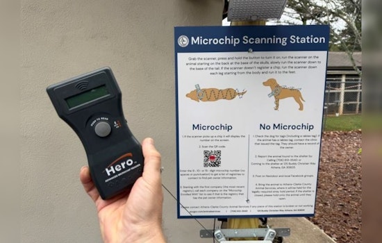 Athens-Clarke County Introduces New Microchip Scanning Stations for Lost Pets