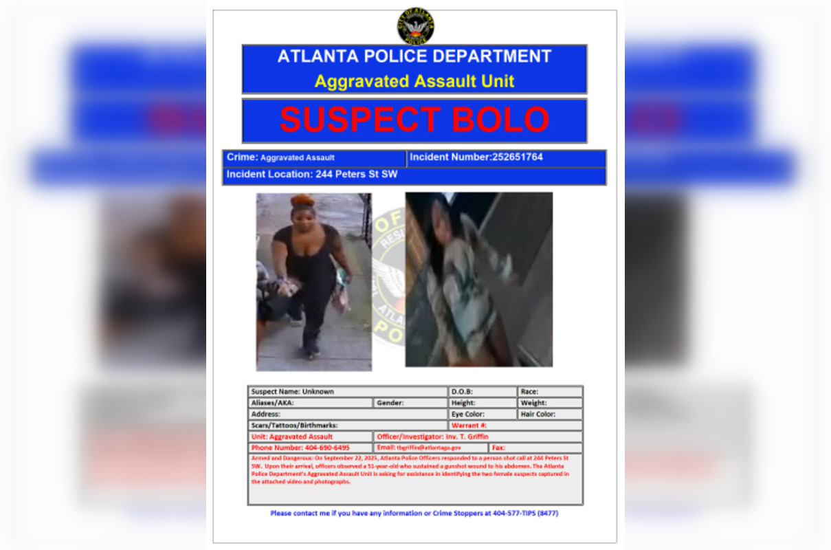 Atlanta Police Seek Community Help to Identify Suspects in Peters