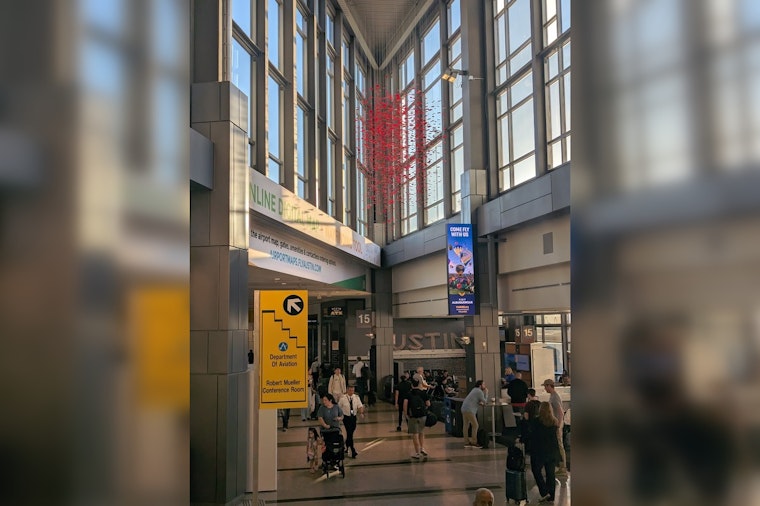 Austin Airport Unveils Beili Liu's 'Convergence / Austin' Art Installation Reflecting City's Cultural Diversity