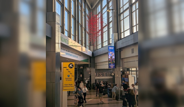 Austin Airport Unveils Beili Liu's 'Convergence / Austin' Art Installation Reflecting City's Cultural Diversity