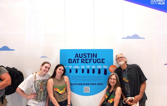 Austin Airport Welcomes Travelers with Vibrant Bat Exhibit in Partnership with Austin Bat Refuge