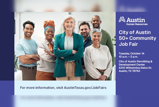 Austin Opens Doors to Seasoned Job Seekers with 50+ Community Job Fair on October 14