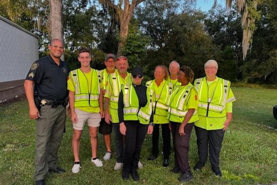 Baker County School Crossing Guards Outfitted with New Light-Up Vests to Enhance Safety