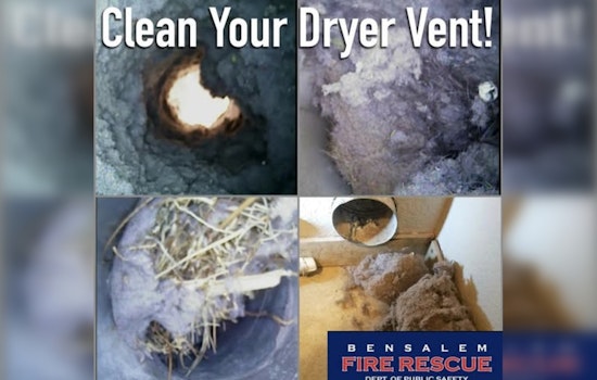 Bensalem Fire Rescue Department Emphasizes Dryer Vent Safety to Prevent Home Fires