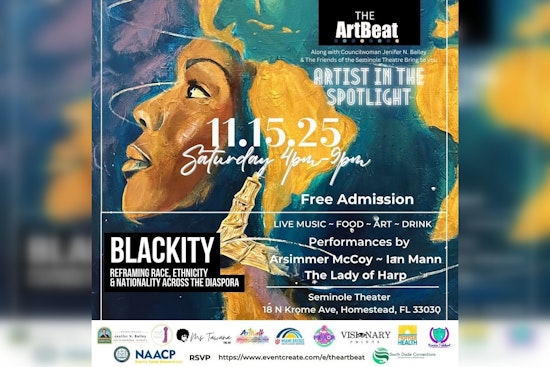 "Blackity" Exhibition at Seminole Theatre in Homestead Celebrates Black Identity Through Visual Arts