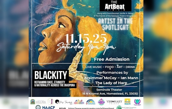 "Blackity" Exhibition at Seminole Theatre in Homestead Celebrates Black Identity Through Visual Arts