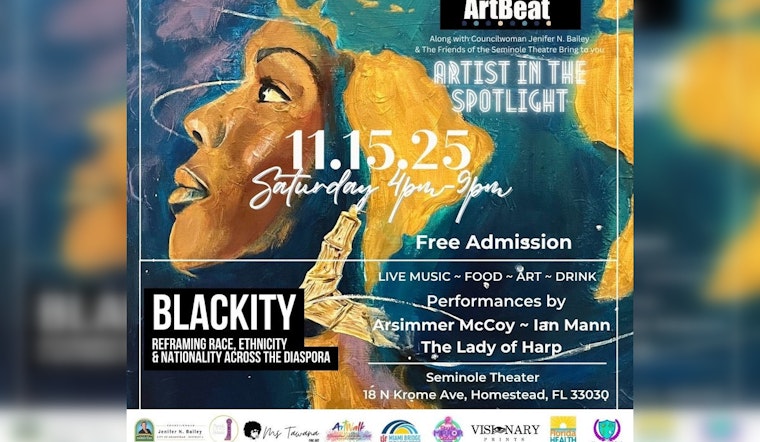 "Blackity" Exhibition at Seminole Theatre in Homestead Celebrates Black Identity Through Visual Arts