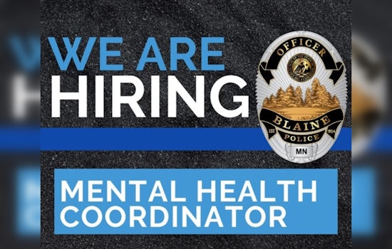 Blaine Police Department Seeks Mental Health Coordinator to Enhance Community Policing