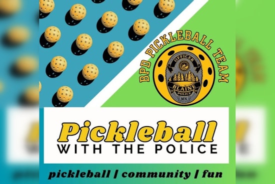 Blaine Police Serve Up Community Spirit with "Pickleball with the Police" Event