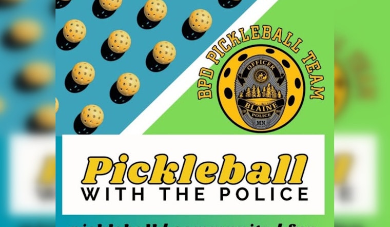 Blaine Police Serve Up Community Spirit with "Pickleball with the Police" Event