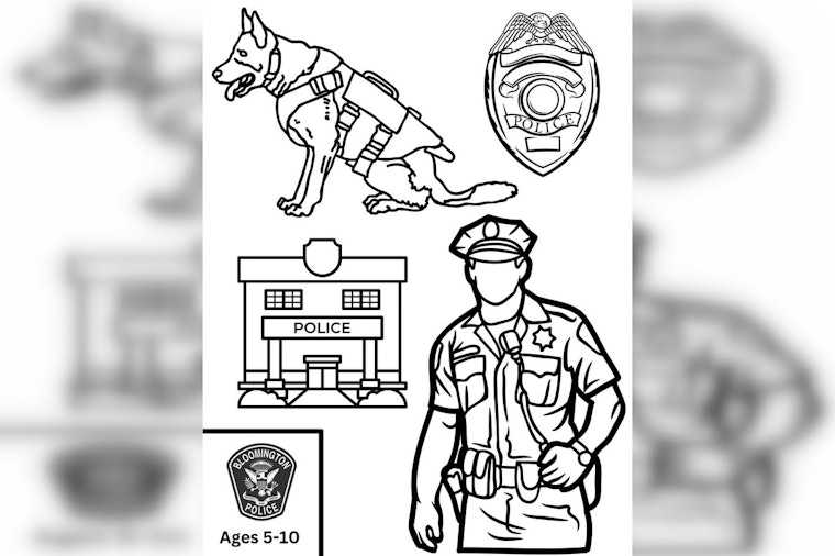 Bloomington Police Department Extends Coloring Contest Deadline, Offers Treat-Filled Drop-Off and Great Wolf Lodge Prize