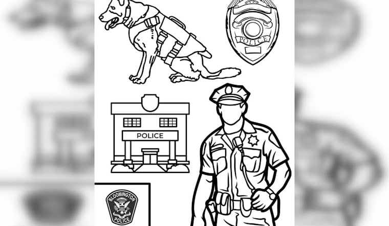 Bloomington Police Department Extends Coloring Contest Deadline, Offers Treat-Filled Drop-Off and Great Wolf Lodge Prize