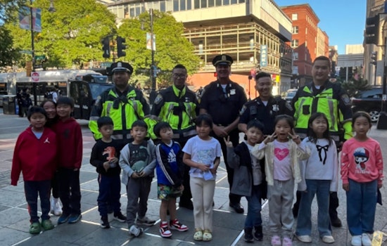 Boston Police Bond with Locals at Festive Chinatown Night Market