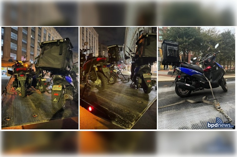 Boston Police Crack Down on Scooter and Moped Violations, One Arrested After Chase