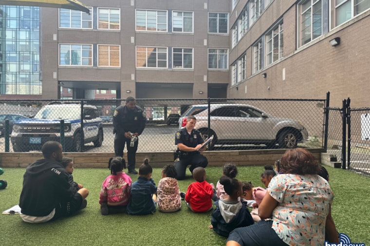 Boston Police Engage with South End Youth at Little Sprouts Early Education