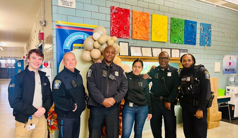 Boston Police Engage with Youth at Curtis Guild Elementary for 'Character Day' in East Boston