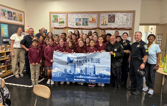 Boston Police Officers and Local Students Team Up for Creative Prep Ahead of Faith and Blue Main Event