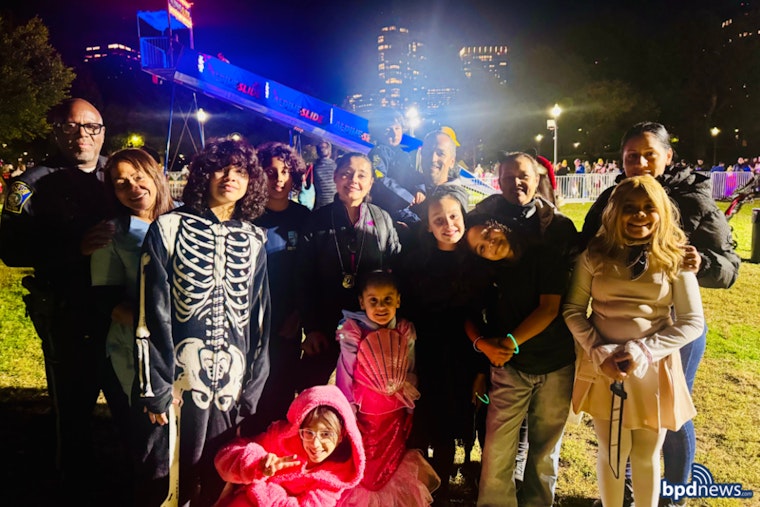 Boston Police Sweeten Community Relations with Ice Cream and Games at Mayor Wu's Fall-O-Ween Celebration
