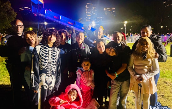 Boston Police Sweeten Community Relations with Ice Cream and Games at Mayor Wu's Fall-O-Ween Celebration