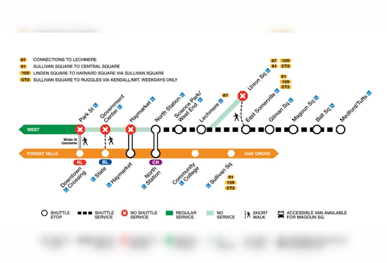 Boston's Green Line Service Halted for System Upgrades Nov 4-13; Commuters to Expect Delays