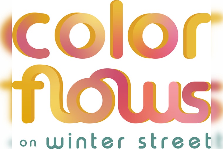 Boston's Winter Street Transforms with 'Color Flows' Initiative Featuring Art, Food, and Culture
