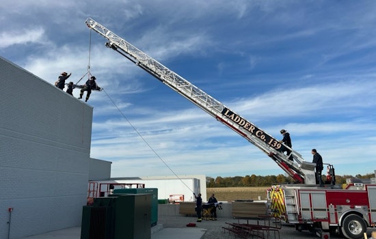 Brownsburg Firefighters Perform Successful Rooftop Rescue of Injured Construction Worker