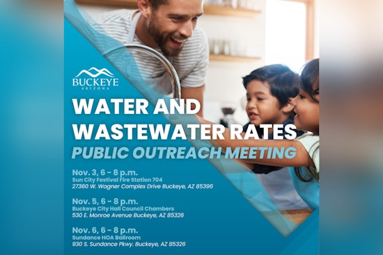 Buckeye Rallies Community Involvement in Utility Rate Review with Upcoming Public Meetings