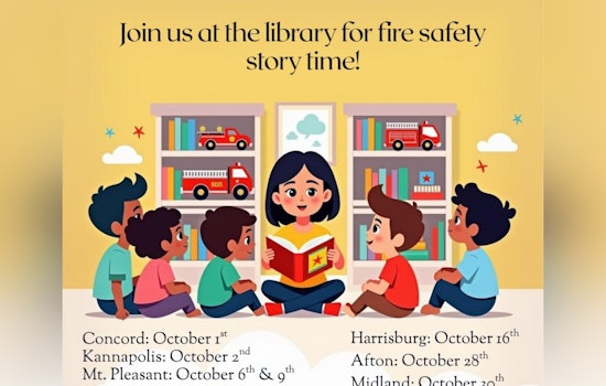 Cabarrus County Fire Services Ignites Fire Safety Awareness with "Story Time at the Library" Events in Concord and Beyond