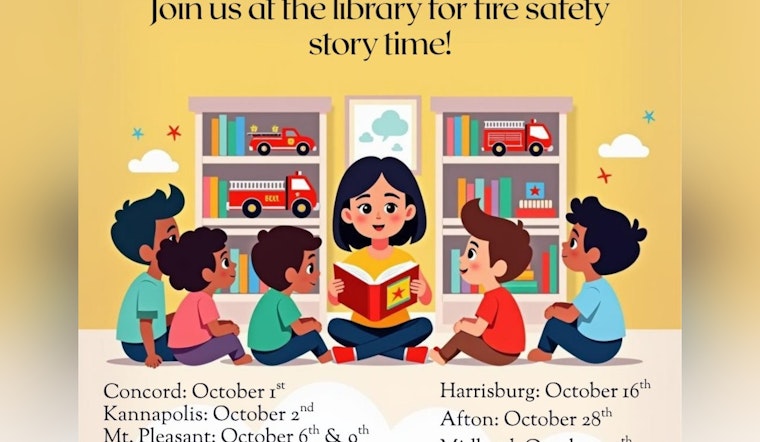 Cabarrus County Fire Services Ignites Fire Safety Awareness with "Story Time at the Library" Events in Concord and Beyond