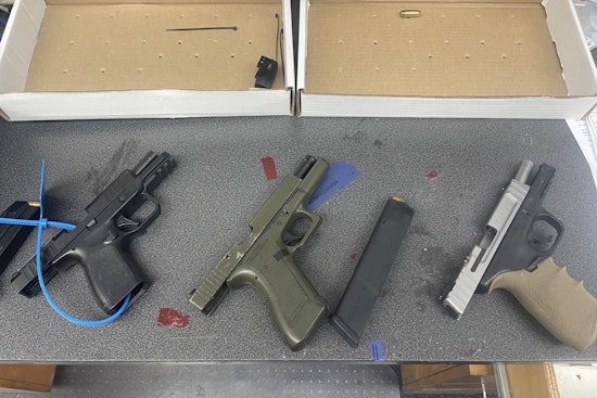 California Highway Patrol Seizes Illegal Firearms During Traffic Stop in Oakland, Three Arrested on Felony Charges