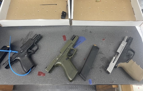 California Highway Patrol Seizes Illegal Firearms During Traffic Stop in Oakland, Three Arrested on Felony Charges