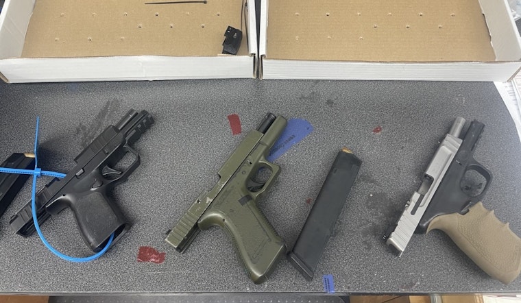 California Highway Patrol Seizes Illegal Firearms During Traffic Stop in Oakland, Three Arrested on Felony Charges