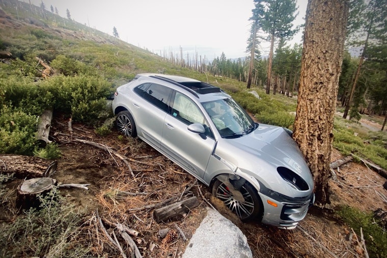 Call for Driver Vigilance on SR-89 Near Lake Tahoe After Porsche Macan Crash
