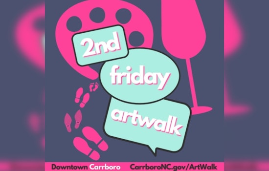 Carrboro and Chapel Hill Gear Up for Cultural Splendor at 2nd Friday Art Walk