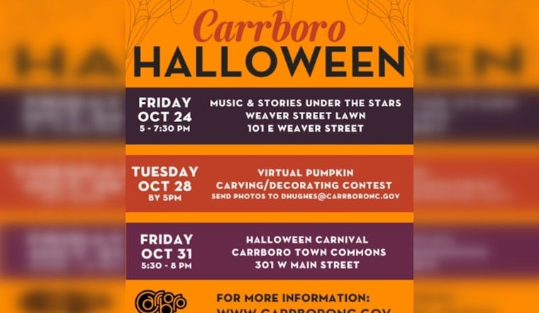 Carrboro Hosts Halloween Events Featuring Costume Contests Carnivals and Pumpkin Carving
