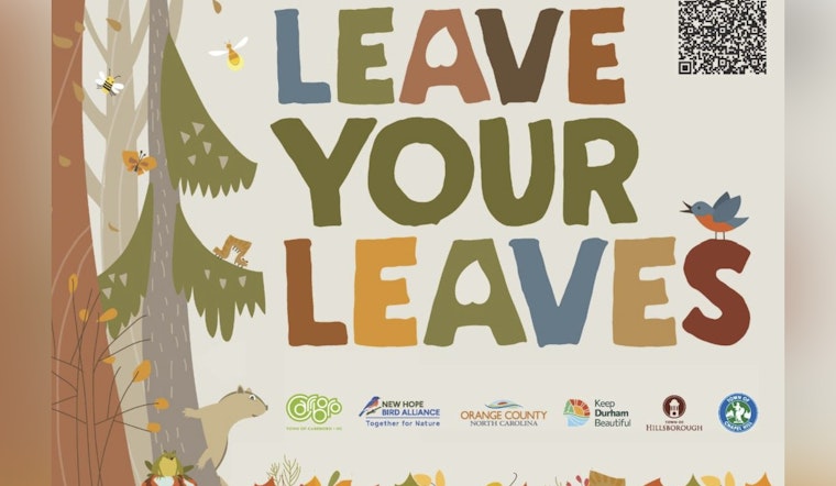 Carrboro Launches "Leave Your Leaves" Initiative to Boost Biodiversity and Reduce Emissions