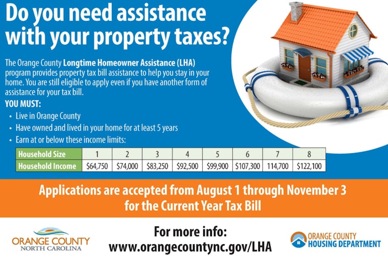 Carrboro Launches Tax Relief Initiative for Residents Facing Rising Property Taxes