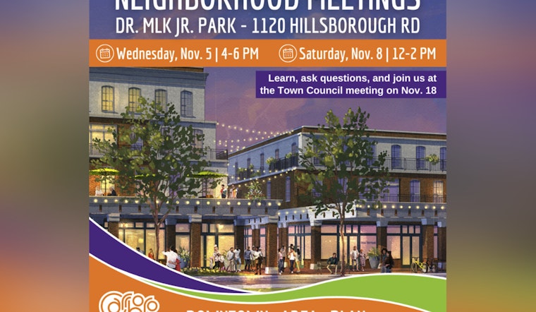 Carrboro Town Council Seeks Public Input on Downtown Area Plan at Upcoming Hearing