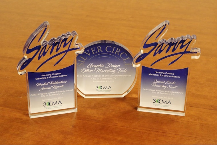 Carrollton's Marketing Marvel: City Team Wins Big at National 3CMA Savvy Awards