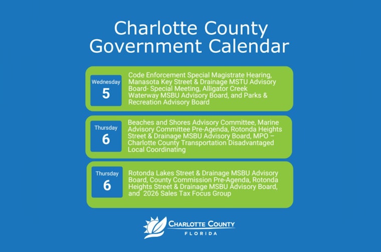 Charlotte County Announces Week of Public Meetings to Foster Civic Engagement and Transparency