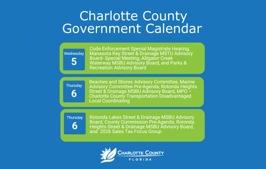Charlotte County Announces Week of Public Meetings to Foster Civic Engagement and Transparency