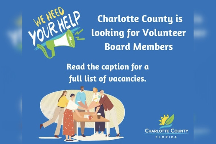 Charlotte County Seeks Volunteers for Advisory Positions, Applications Now Open for Residents