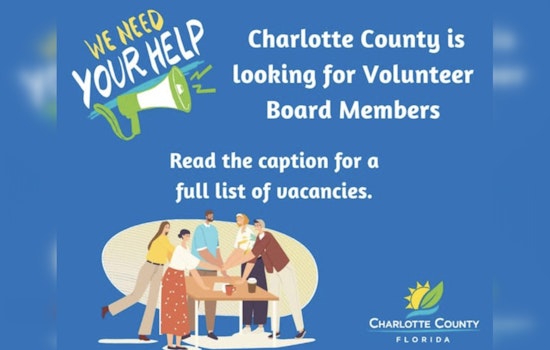 Charlotte County Seeks Volunteers for Advisory Positions, Applications Now Open for Residents