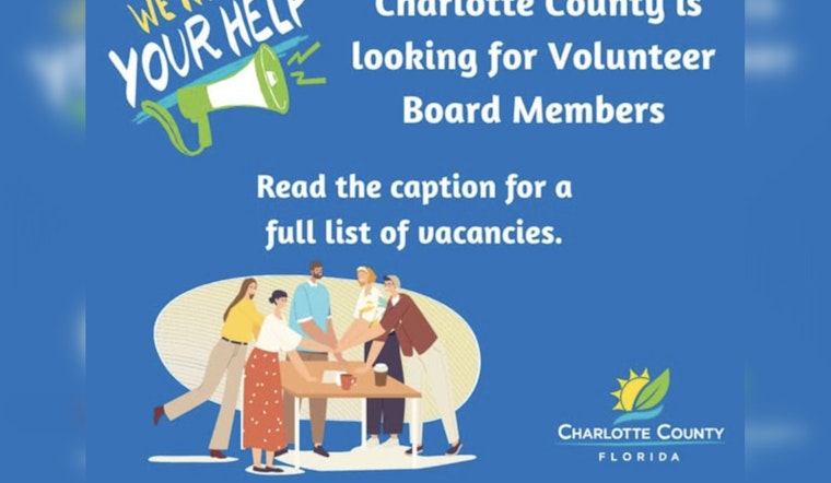 Charlotte County Seeks Volunteers for Advisory Positions, Applications Now Open for Residents